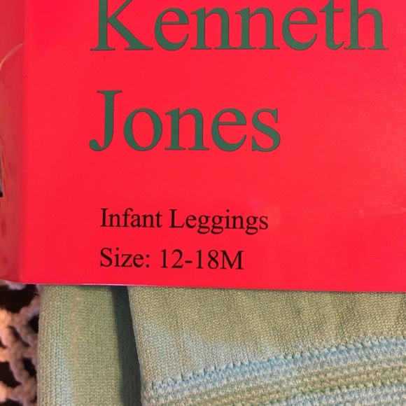 Turquoise Blue Footless Infant Leggings - Picture 4 of 7